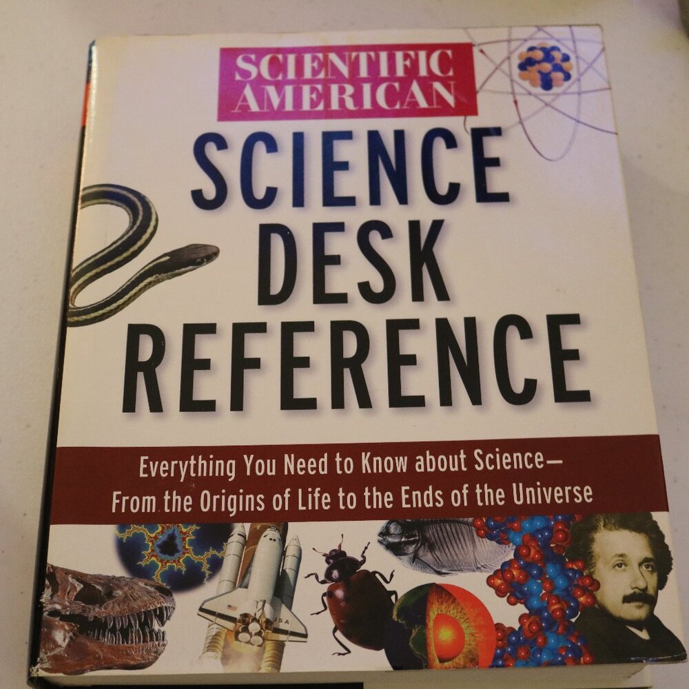 Science desk reference book 1999 hardcover great all around reference book